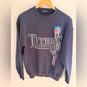 1990’s NFL Tennessee Titans Navy Crewneck Sweater